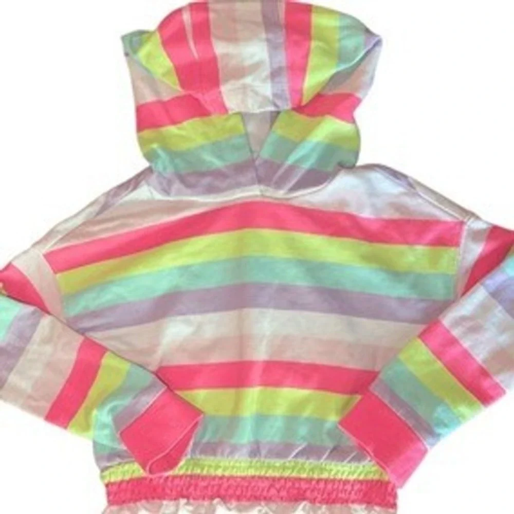 Lot of 4 Girls Size 5/6 Tops Carters Childrens Place Cabana Hoodie‎ Graphic Tee